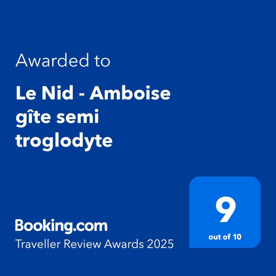 Le Nid - Amboise Gite Semi Troglodyte Bagian luar foto